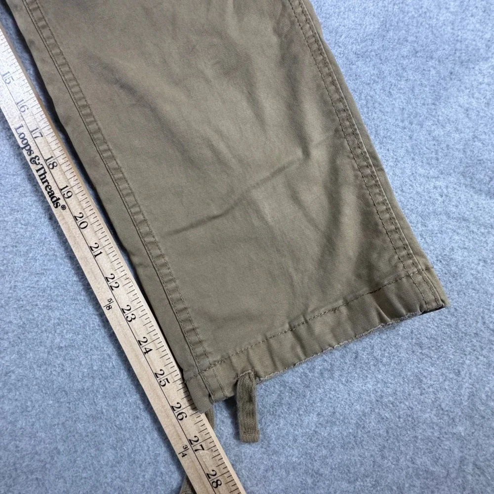 American Eagle Cargo Pants Mens 34x30 Olive Green Flex Straight Utility Gorpcore
